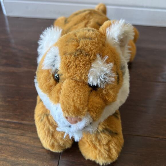 FAO Schwarz ADOPT A PET Toy Plush Tiger 15-inch EUC - Picture 1 of 7